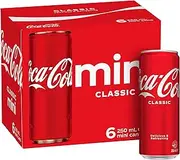 [Coca-Cola] Classic Soft Drink Mini Can Multipack 6 x 250 ml