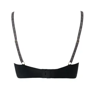 黛安芬-Premium瑰香之戀系列 透氣包覆 D-E罩杯內衣 黑色 16-8604 04