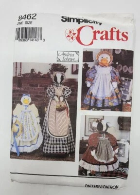 Simplicity Crafts 8462 Vacuum Covers Duck Cow Sewing Pattern