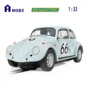 Scalextric 1:32 Scale Volkswagen Beetle Blue #66 Model High Detail Slot Car