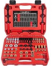 56Pcs Thread Restorer Kit, Rethread Repair Tool, UNC UNF & MetricThread Chaser Set with Thread Pitch Gauge