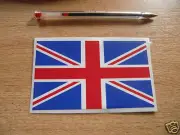 ** COLOUR** UNION JACK FLAG - STICKER/DECAL 125mm x 78mm - BRITISH FLAG