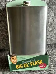 Flask NIB Wembley 64 oz Big Ol' Flask Stainless Steel Container New $40