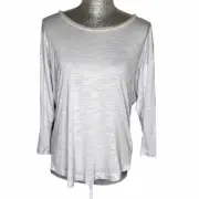 NWT White House Black Market Dolman with Pearl Beaded Boat Neck Top Small