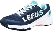 [JiuQing] Tennis Shoes Mens Womens Badminton Pickleball Trainers Breathable Lightweight Indoor Fitness Shoes