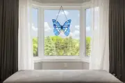 Stained Glass Butterfly Tiffany Style Suncatcher Window Panel ONE THIS PRICE