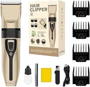 Cordless Hair Clippers Shavers - Cordless Electric Barber Clippers Rechargeable,Grooming Kit Razor, Waterproof Edgers Liners Shaving for Men, Husband, Father