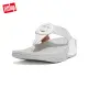 【FitFlop】WALKSTAR TOE-POST SANDALS經典復刻LOGO夾腳涼鞋-女(銀色)