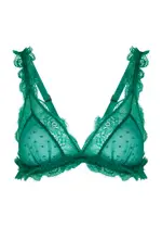 Love Stories Love Lace Point D'esprit Soft-cup bra - Green 34C/D (34 C/D)