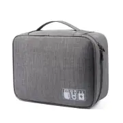 USB Electronic Accessories Storage Cable Organizer Bag Charger Travel Case