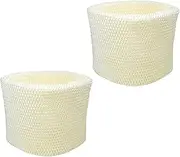 Pack of 2 Humidifier Wicking Filters for White Westinghouse HWF-65 / WWH650 / H65-C Replacement + HQRP Coaster
