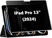 Jarttarn Privacy Screen Protector for iPad Pro 13 (2024, 7th Generation) Anti-Spy Tempered Glass, Anti-Scratch, Bubbles Free for iPad Pro 13 Inch