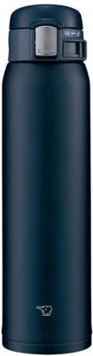 ZOJIRUSHI SM-SD60 Water Bottle Flip-open Stainless Mug Navy 600ml From Japan New