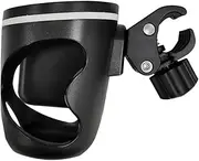 PERSELOSO Stroller Cup Holder with Phone Storage Multi Functional Bottle and Drink Rack Easy Installation Durable Design for Strollers and Bikes