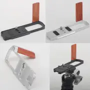 For Panasonic Lumix S9 Camera Solid Wood Grip CNC Base Arca Quick Release Plate