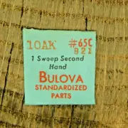 Genuine Bulova 10AK B21 Sweep Second Hand Watch Part 65C NEW OLD STOCK