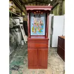 東鼎二手家具【全館自取價】樟木2.2尺上下座神桌*拜拜桌*公嬤桌*供奉桌*實木神桌*上下桌*神明桌*八仙桌*宮廟桌