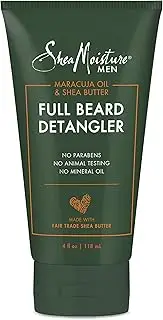 SheaMoisture Beard Conditioner, Full Beard Detangler for Full Beards, Maracuja Oil and Shea Butter, Paraben Free, 4 oz