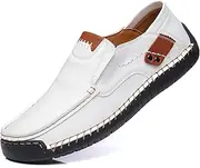 [Coramtty] Mens Loafers Casual Slip on Shoes Business Moccasins Lightweight Refreshing Classic Slippers Walking Driving Travelling Outdoor