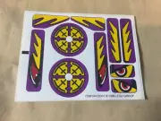 Genuine LEGO Sticker Sheet #2 Technic Cyber Stinger 8269 Unused 72981
