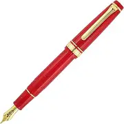 Sailor Fountain Pen, Four Seasons Loom, Fairy-free, Woven Crane, Medium Point, 11-1227-304 (Red)