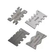 Thread cutting gauge Stainless steel angle Arc model Angle measuring tool