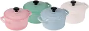 Chasseur Macaron Collection 4-Piece Mini Cocotte Set, Multicolour