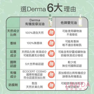 【丹麥Derma德瑪】寶寶有機按摩浴油150ml 嬰兒油 derma按摩油 derma沐浴油 derma嬰兒油