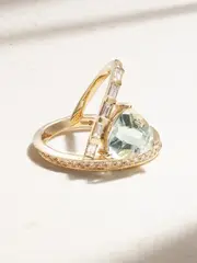[Mateo] Mateo - 14-karat Gold, Amethyst And Diamond Ring - 6 6 Gold