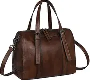 [Iswee] Genuine Leather Handbags for Women Shoulder Bag Satchel Purse Luxury Handbags Crossbody Bag