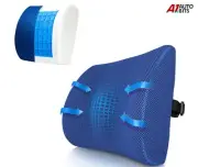 Gel Memory Foam Cooling Comfort Seat Cushion Lumbar Support Pillow For Car Chair