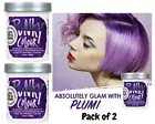 Jerome Russell PUNKY COLOUR Semi Permanent Hair Color - Plum ( 2 Packs )