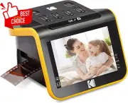 Slide N SCAN Film & Slide Scanner 22MP, 5” LCD, Converts 35mm, 126, 110 to JPEG