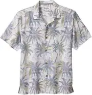 $158 Tommy Bahama Men's, Big&Tall Palm Exposure Camp Shirt, Continental, 2XLB