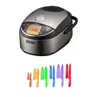 Zojirushi NP-NWC10XB Pressure Induction Heating Rice Cooker Black Bundle