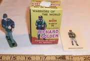 MARX WARRIORS OF THE WORLD RICHARD GOLDEN UNION SOLDIER FIGURE BOXED 1960