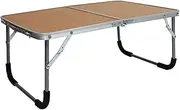 Kisangel Portable Aluminum Alloy Bed Table Small Folding Desk for Laptop Books Sturdy and Non-deforming Design