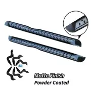 A Pair of Side Steps fit Next Gen Ford Ranger Dual Cab PY 2021+ Heavy Steel Bars (for: Ford)
