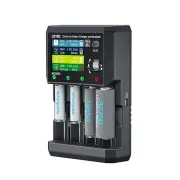 SKYRC MC5000 Cylindrical Battery Charger and Analyzer 2.8 inch Display Screen PD65W Built-in Bluetooth APP Control for f
