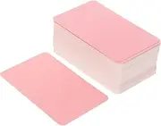 COOPHYA Compact Note Cards 100pcs Small Blank Cards Plain Cardboard Ideal for Vocabulary Memo and Graffiti