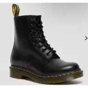 Dr. Martens Leather Lace Up Ankle Boots Classic Style Kids Size 6Y/Womens 7.5