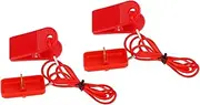 Topyond 2PCS Treadmill Safety Switch, readmill Security Key, Rectangular Insert ABS and Brass Treadmill Safty Lock for Yijian AD Gym