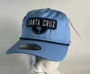 NWT Santa Cruz SnapBack Trucker Hat Cap Dope Rope Ouray Carolina Blue / Navy