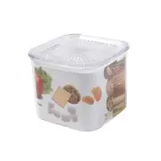 Multipurpose Plastic Airtight Food Container Fruits and Nuts Storage Box 13*13*11 cm 1 Litre