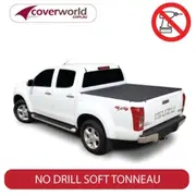 D-Max Crew Cab Tonneau Cover - No Drill Cover