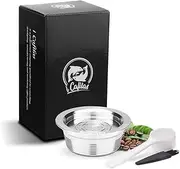 Goofly Stainless Steel Reusable Coffee Capsules Reusable Coffee Capsule Cup Filter Compatible with LAVAZZA A MODO MIO Jolie LAVAZZA A MODO MIO ESPRIA