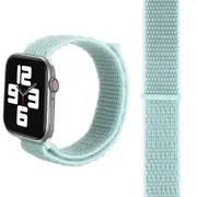 For Apple Watch Series 3,42-mm Case,Nylon Watch Band,Fastener,Mint Green