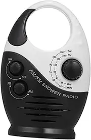 SECFOU Waterproof Radio/Mini Shower Radio for Home Outdoor Use Reliable Battery Performance