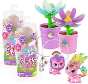 Blume Petal Pets 2-Pack, UNbox A Surprise Collectible Pet & Charm Bracelet! (Series 1)