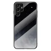 Starry Sky Pattern Tempered Glass + Tpu + Pc Anti-drop Hybrid Phone Case For Samsung Galaxy S22 Ultra 5g - Color Starry Sky